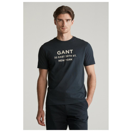 Gant Ανδρική κοντομάνιικη μπλούζα Graphic Printed Tee